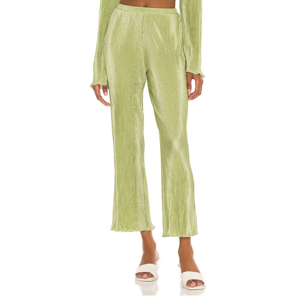 Song of Style Mara sage pant ribbed size Medium $145